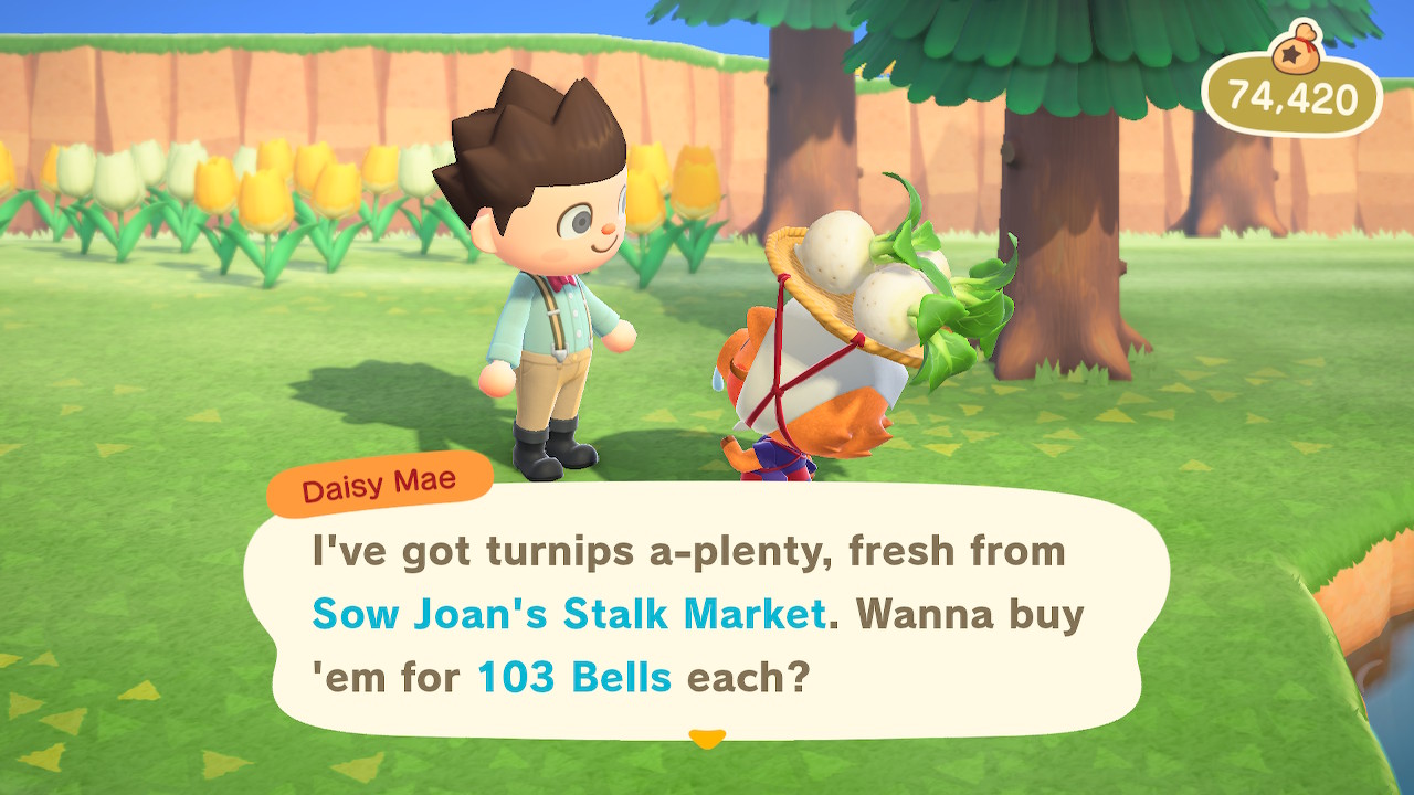 Animal Crossing New Horizons: Let's buy turnips! (Week 2)