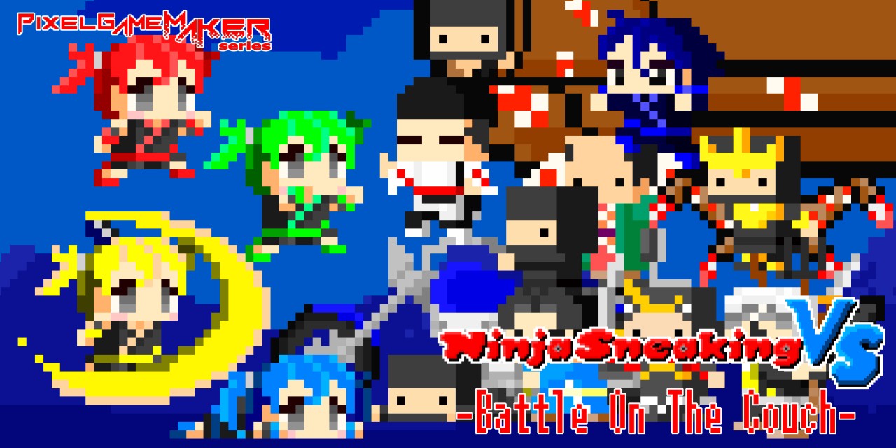 Pixel Game Maker Series: Ninja Sneaking VS: Battle on the Couch