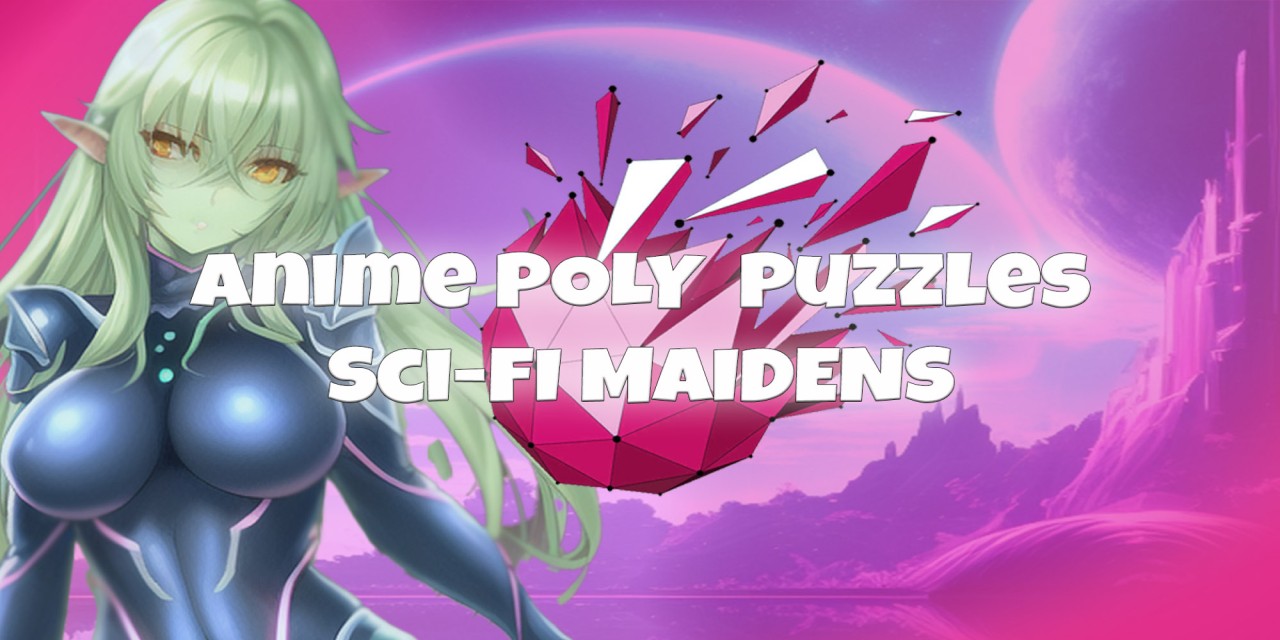 Anime Poly Puzzle: Sci-Fi Maidens