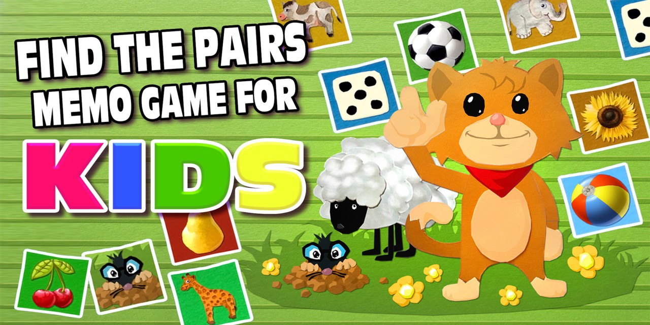 Find the Pairs: Memo game for kids