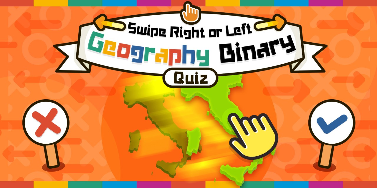 Swipe Right or Left: Geography Binary Quiz