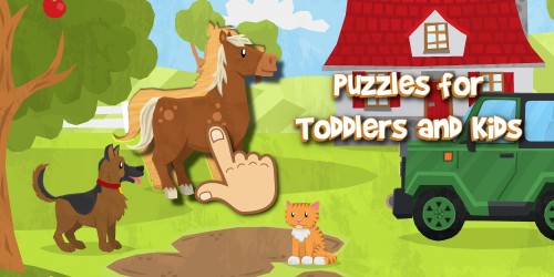 Puzzles for Toddlers & Kids: Animals, Cars and more