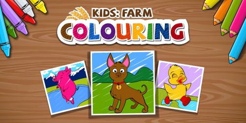 Kids: Farm Colouring