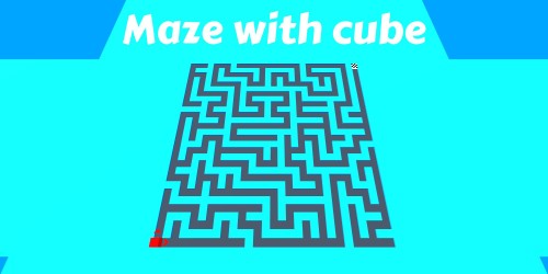 Maze with cube