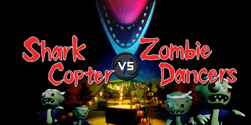 Shark Copter vs. Zombie Dancers