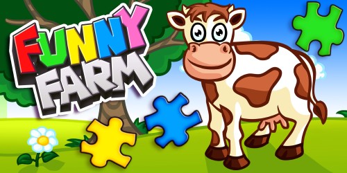 Funny Farm Animal Jigsaw Puzzle Game for Kids and Toddlers