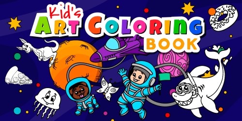 Kid's Art Coloring Book