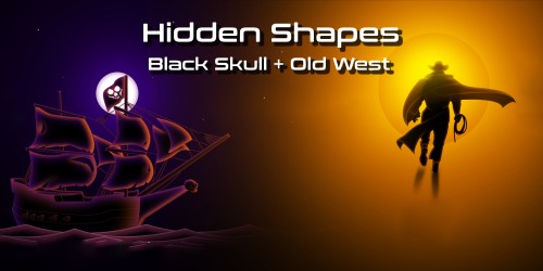 Hidden Shapes: Black Skull + Old West