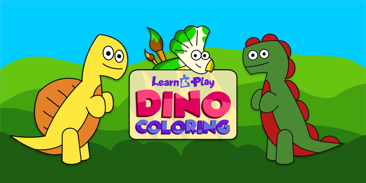 Learn and Play: Dino Coloring