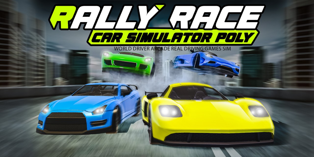 Rally Race Car Simulator Poly