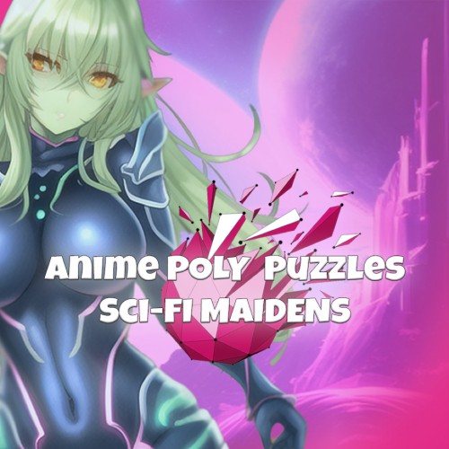 Anime Poly Puzzle: Sci-Fi Maidens