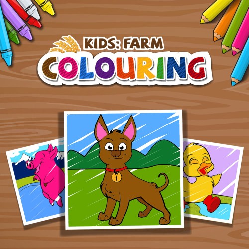 Kids: Farm Colouring
