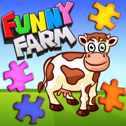 Funny Farm Animal Jigsaw Puzzle Game for Kids and Toddlers