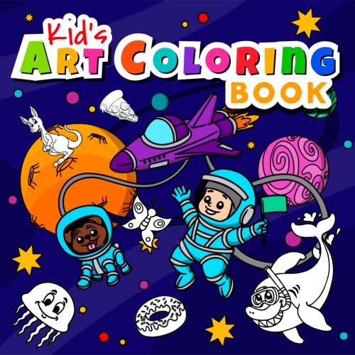 Kid's Art Coloring Book