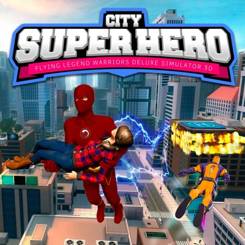 City Super Hero 3D - Flying Legend Warriors Deluxe Simulator 3D