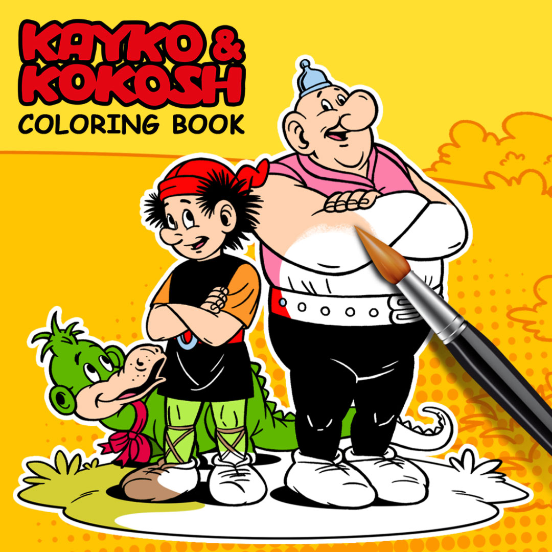 Kayko and Kokosh Coloring Book