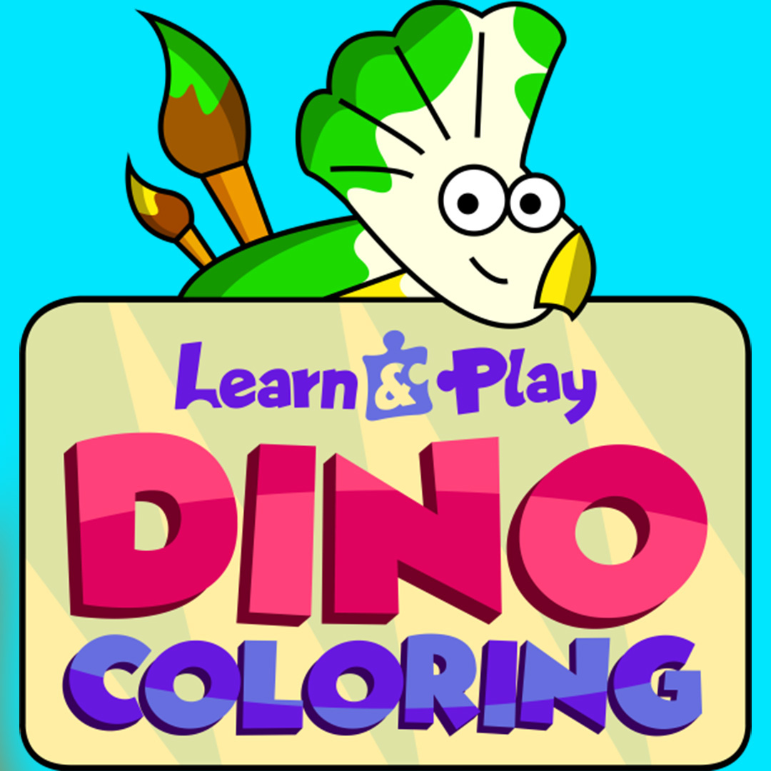 Learn and Play: Dino Coloring