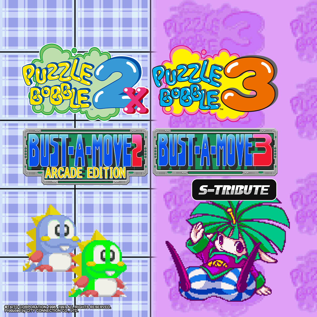 Puzzle Bobble 2X and Puzzle Bobble 3